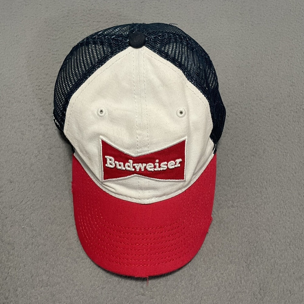 BUD Light Snapback HAT Official Budweiser Ice Draft Beer Mesh SnapBack Cap